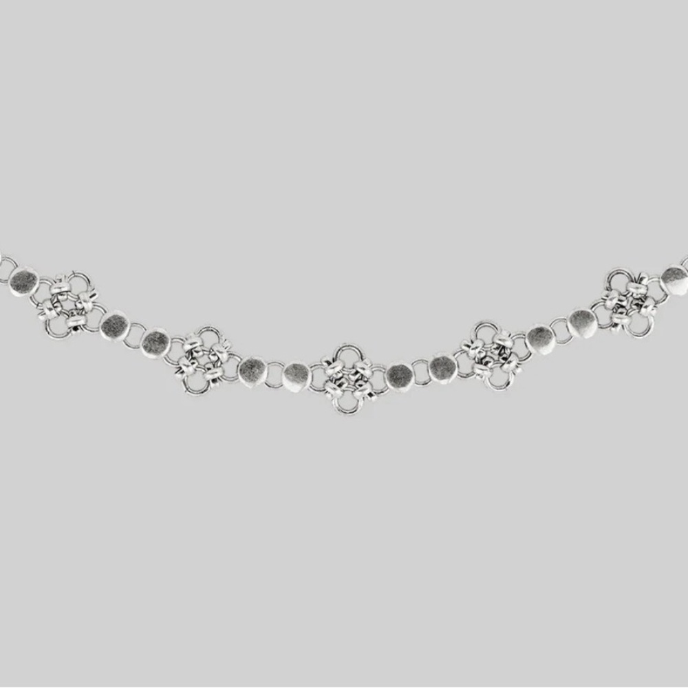 Regal Rose Rubious Chainmail Collar